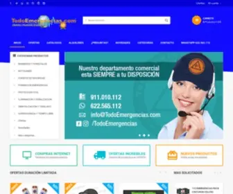 Todoemergencias.com(Venta online de todo tipo de material para Emergencias) Screenshot