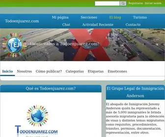 Todoenjuarez.com(Bienvenidos a) Screenshot