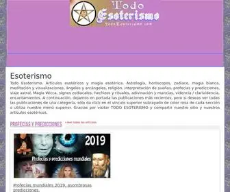 Todoesoterismo.com(Todo Esoterismo) Screenshot