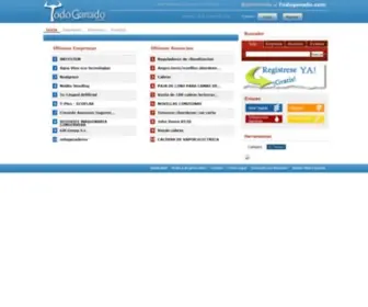 Todoganado.com(Primer portal del campo y del mar) Screenshot