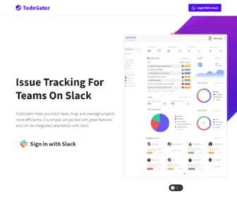 Todogator.com(The best Issue Tracking System / Software for your organization. TodoGator) Screenshot