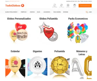 Todoglobos.es(Todos Los Globos Personalizados y Publicitarios) Screenshot