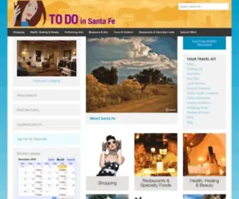 Todoinsantafe.com(What to do in Santa Fe) Screenshot