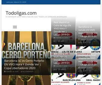 Todoligas.com(El mejor sitio de informaci) Screenshot