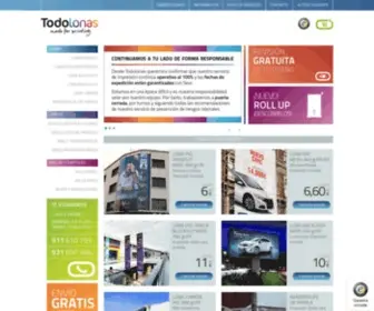Todolonas.com(Lonas y pancartas desde 6 ) Screenshot