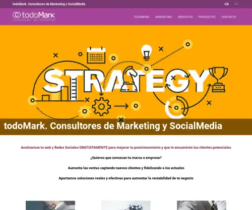 Todomark.com(Consultores de Marketing todoMark Empresas de Marketing) Screenshot