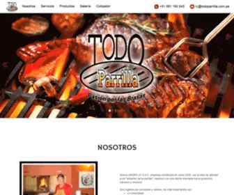 Todoparrilla.com.pe(Todo Parrilla) Screenshot