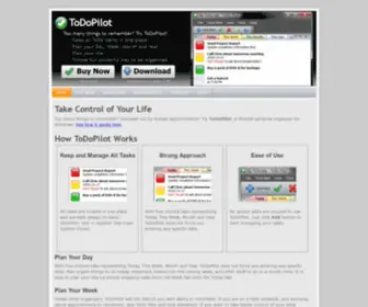 Todopilot.com(A lifestyle personal organizer for Windows) Screenshot