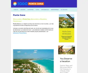 Todopuntacana.com(Punta Cana) Screenshot