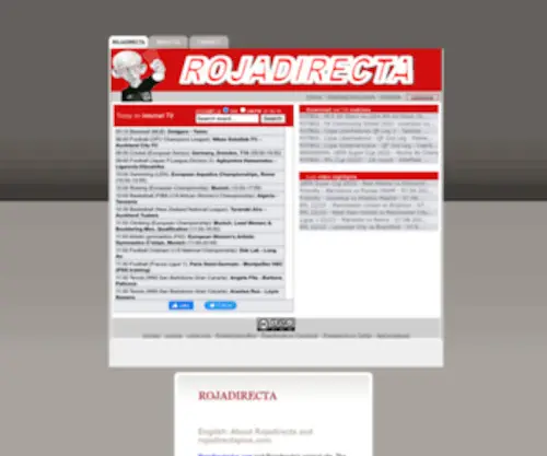 Todorojadirecta.com(ROJADIRECTA) Screenshot