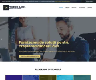 Todos-Company.ro(Servicii de consultanta fonduri europene nerambursabile) Screenshot