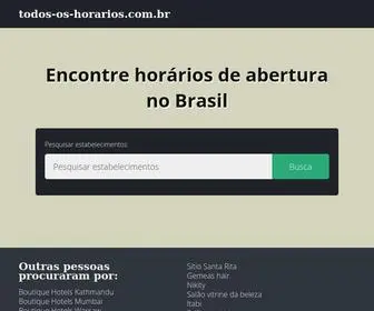 Todos-OS-Horarios.com.br Screenshot