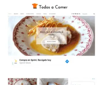 Todosacomer.net(Todos a comer) Screenshot