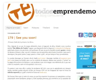 Todosemprendemos.com(Un blog consciente) Screenshot