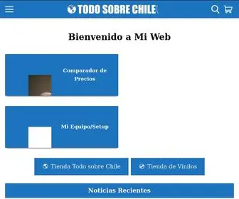 Todosobrechile.com(Bienvenido) Screenshot