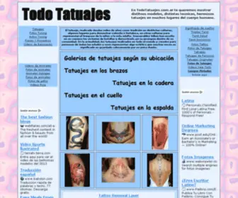 Todotatuajes.com.ar(Todo Tatuajes) Screenshot