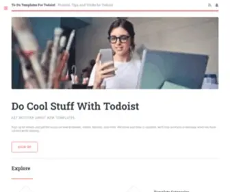 Todotemplates.com(To-Do Templates Todoist Templates) Screenshot