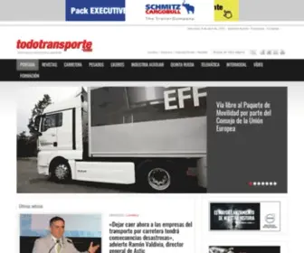 Todotransporte.com(Información económica sectorial) Screenshot