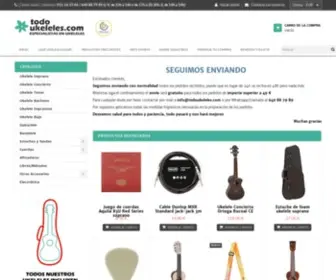 Todoukeleles.com(La tienda donde comprar tu ukelele) Screenshot