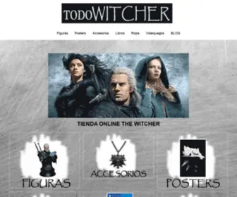 Todowitcher.com(The Witcher tienda online) Screenshot