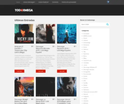 Todoxmega.com(Todo Por Mega) Screenshot