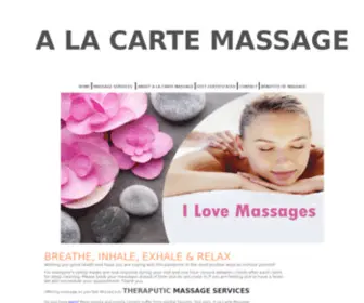 Toe2Heal.com(A La Carte Massage) Screenshot