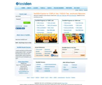 Toefl-Den.com(TestDEN Online Courses for TOEFL) Screenshot