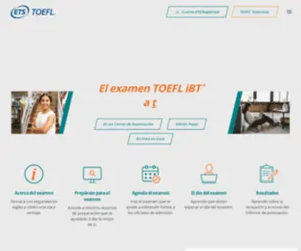 Toefltest.mx(Inicio) Screenshot