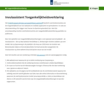 Toegankelijkheidsverklaring.nl(Invulassistent Toegankelijkheidsverklaring) Screenshot
