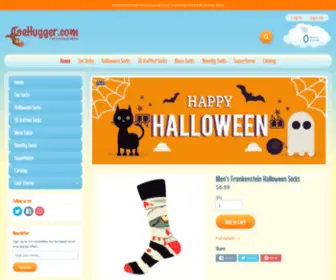 Toehugger.com(Toe Socks & More) Screenshot