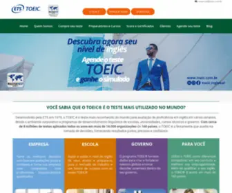 Toeic.com.br(Home Nova) Screenshot