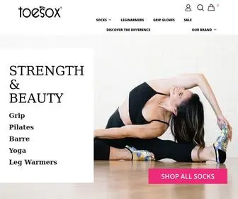 Toesox.com(Five Toe Sox and Sandals) Screenshot