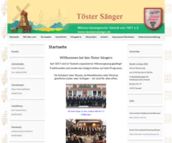 Toestersaenger.de(Töster Sänger) Screenshot