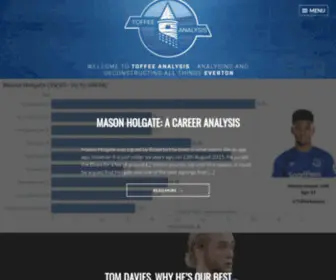 Toffeeanalysis.com(Analysing and Deconstructing all things Everton) Screenshot