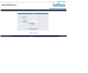 Tofino1.com(Tofino Software Inventory Replenishment Solutions) Screenshot