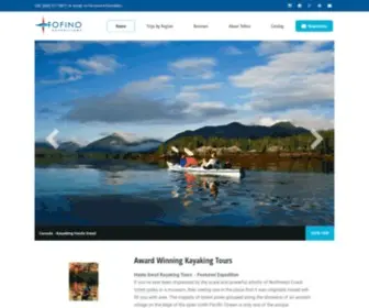 Tofino.com(Tofino Expeditions Award Winning Kayaking Tours Since 1988) Screenshot