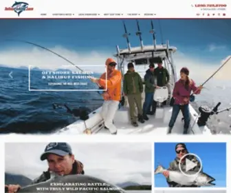 Tofinofishing.com(Vancouver Island Fishing Charters) Screenshot