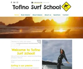 Tofinosurfschool.ca(Tofino Surf School) Screenshot