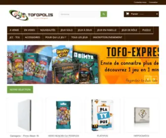 Tofopolis.com(Des jeux de sociétés différents et intelligents) Screenshot