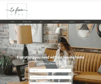 Tofromhome.com(Everything You Need Without Leaving Home Directory) Screenshot