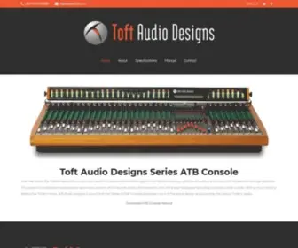 Toftaudio.com(Toft Audio Designs) Screenshot