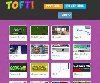 Tofti.com(All Cool Math Games) Screenshot