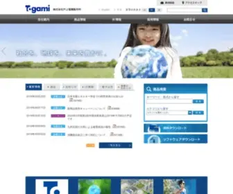 Togami-Elec.co.jp(株式会社戸上電機製作所) Screenshot