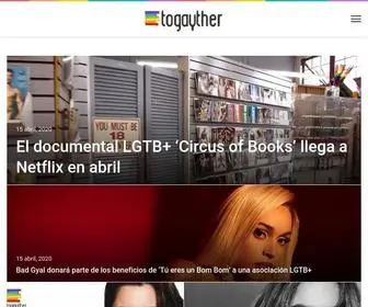 Togayther.es(Todas las noticias y actualidad LGTB) Screenshot