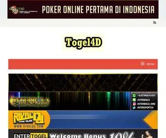 Togel4D.site Screenshot