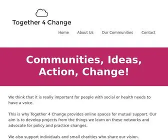 Together4Change.org(Together 4 Change) Screenshot