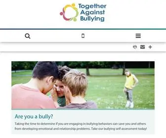 Togetheragainstbullying.org(Together Against Bullying) Screenshot