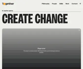 Togetheragency.co.uk(Together Agency) Screenshot