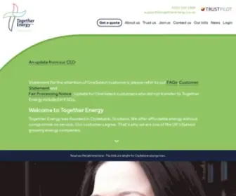 Togetherenergy.co.uk(Together Energy) Screenshot