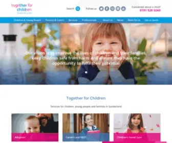 Togetherforchildren.org.uk(Together For Children) Screenshot